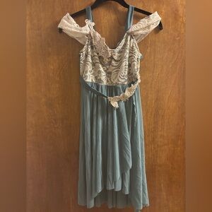 Green and Yellow Matching Dance Costumes